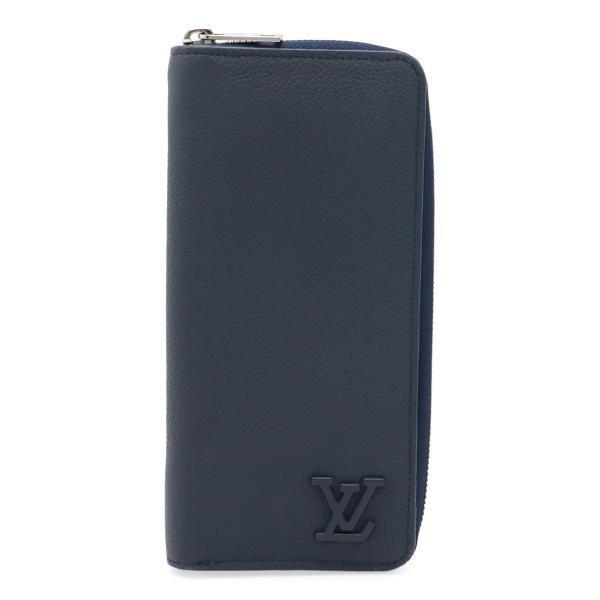 LOUIS VUITTON ルイ ヴィトン LVアエログラム ジッピーウォレット ヴェルティカル ラ...