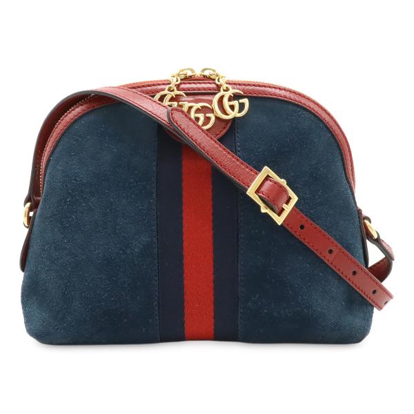 GUCCI グッチ オフィディア スモール シェリーライン ショルダーバッグ ポシェット スエード ...