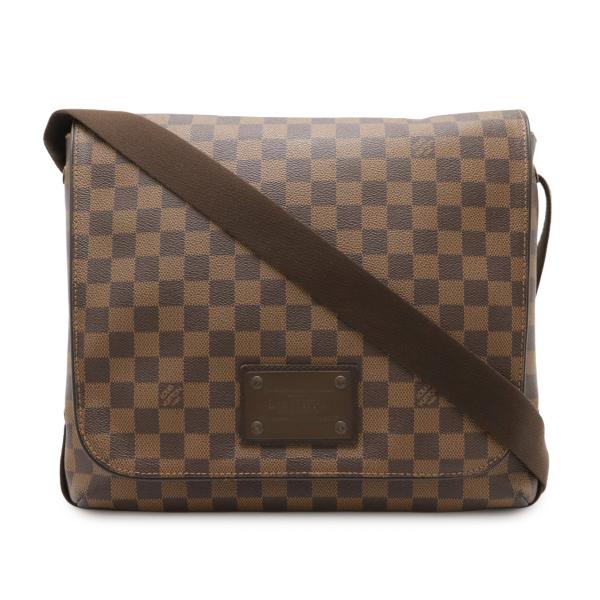 LOUIS VUITTON ルイ ヴィトン ダミエ ブルックリンMM ショルダーバッグ メッセンジャ...