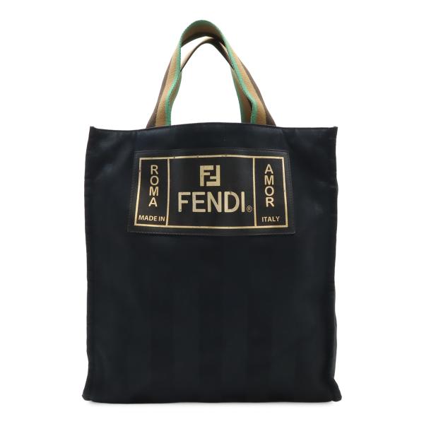 FENDI フェンディ ロゴ ペカン トートバッグ ハンドバッグ ショルダーバッグ セミショルダー ...