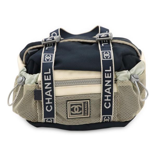 CHANEL シャネル スポーツライン ココマーク ウエストバッグ ボディバッグ 2WAY ハンドバ...