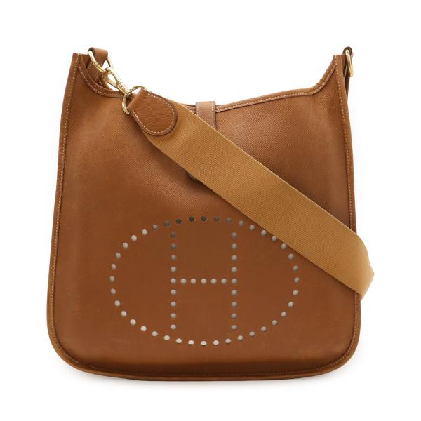 HERMES エルメス エヴリン エブリンI エブリン1 GM ショルダーバッグ 斜め掛け レザー ...