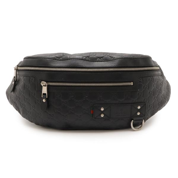 GUCCI グッチ グッチシマ ボディバッグ ウエストバッグ ウエストポーチ ヒップバッグ ラバーコ...