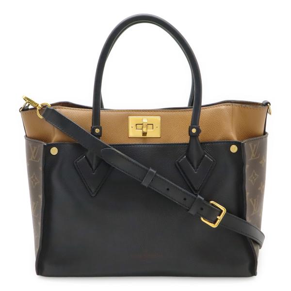 LOUIS VUITTON ルイ ヴィトン モノグラム オンマイサイド MM ハンドバッグ 2WAY...