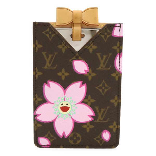 LOUIS VUITTON ルイ ヴィトン モノグラムチェリーブロッサム エテュイ ミロワール コン...