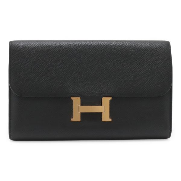 HERMES エルメス コンスタンス ロング フラップウォレット 2つ折長財布 二つ折り長財布 ヴォ...