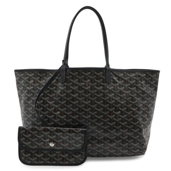 GOYARD ゴヤール サンルイPM トートバッグ ショルダーバッグ コーティングキャンバス レザー...