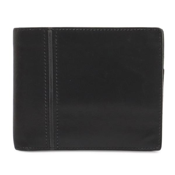 HERMES エルメス MC2 コペルニクス 2つ折札入れ 二つ折り財布 レザー ブラック系 黒 □...