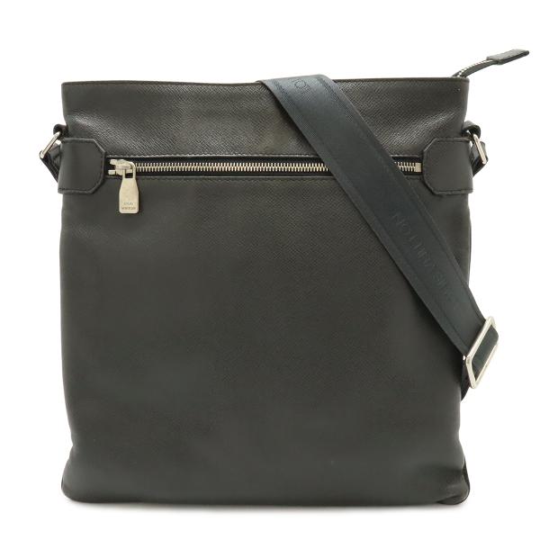 LOUIS VUITTON ルイ ヴィトン タイガ サシャ ショルダーバッグ 斜め掛け マチなし レ...