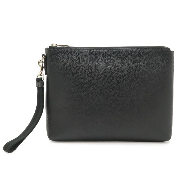 GUCCI グッチ コスモポリス セカンドバッグ クラッチバッグ レザー ブラック 黒 シルバー金具...