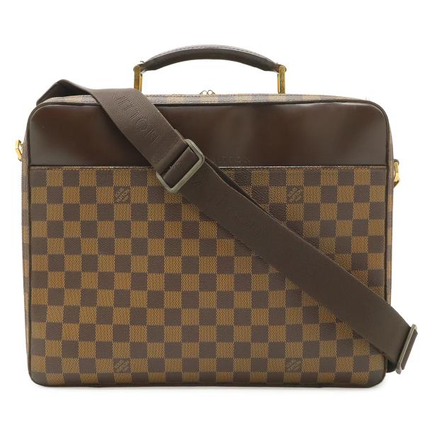 LOUIS VUITTON ルイ ヴィトン ダミエ ポルト オルディナ トゥール サバナ ビジネスバ...