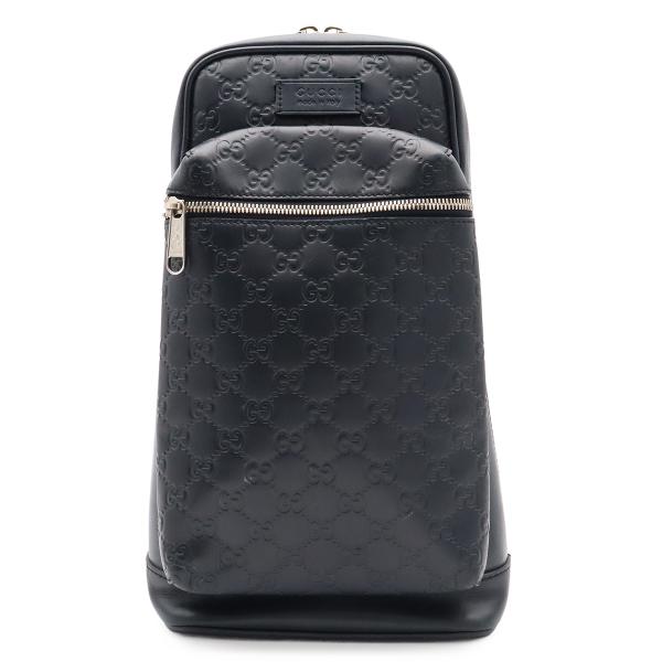 GUCCI グッチ グッチシマ クロスボディバッグ スリングバッグ ショルダーバッグ 斜め掛け レザ...