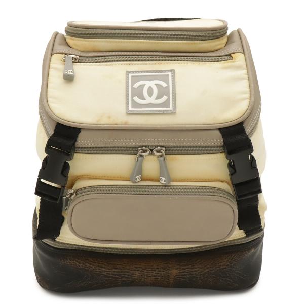 CHANEL シャネル スポーツライン ココマーク バックパック リュックサック ナイロン ラバー ...