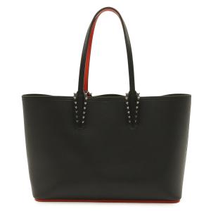 Christian Louboutin クリスチャン ルブタン CABATA カバタ スモール トートバッグ ショルダーバッグ レザー スタッズ ブラック