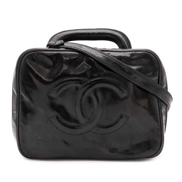 CHANEL シャネル ココマーク バニティバッグ ハンドバッグ コスメポーチ 2WAY ショルダー...