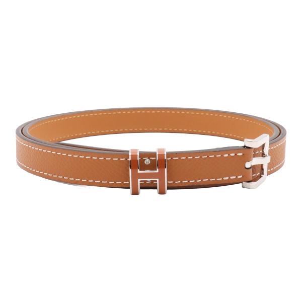 HERMES エルメス ベルト ポップH 15 ポップアッシュ ナローベルト 細ベルト ヴォーエプソ...