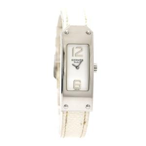 Hermes エルメス ケリー2 ウォッチ ホワイトダイアル レディース クォーツ 腕時計 ベルト J刻印 Kt1 210 中古