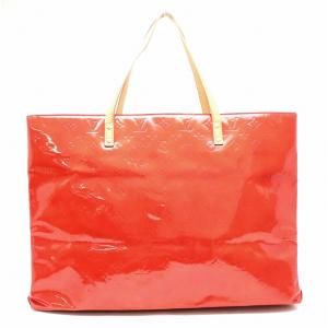 Louis Vuitton ルイ ヴィトン モノグラムヴェルニ リードgm ハンドバッグ トートバッグ エナメルカーフ ルージュ 赤 M