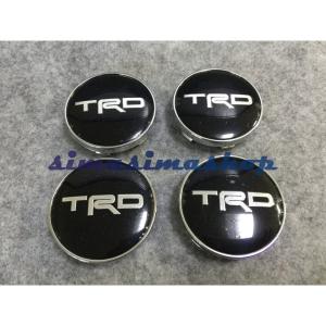 　101★TOYOTA トヨタ TRD用★4個セット　ホイールキャップ 保護 カー/自動車用 防塵 外径60mm ハブキャップ