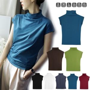 タートルネック 半袖 レディースの商品一覧 通販 Yahoo ショッピング