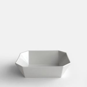 1616/arita japan / TY Standard Square Bowl150(White) | 有田焼/柳原照弘/TYスタンダード/スクエアボウル | 116410｜blw