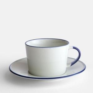 Manses Design / OVANAKER COFFEE CUP with SAUCER (Blue Line)[マンセスデザイン/カップ＆ソーサー/ブルーライン/オーバノーケル/モンセスデザイン][116174｜blw