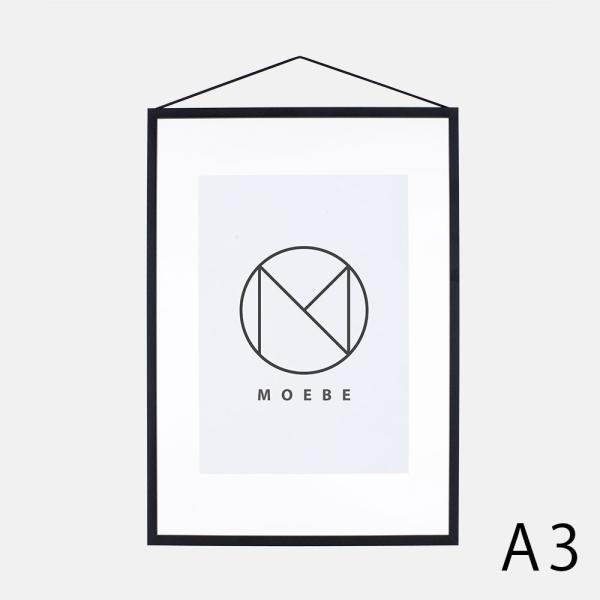 MOEBE / FRAME-A3(Black) | フレーム/アルミニウム/ブラック/額縁/デンマー...