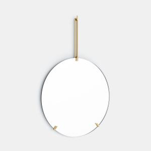 MOEBE / WALL MIRROR 30cm(Brass) | ウォールミラー/鏡/デンマーク/インテリア/ブラス/真鍮 | 117435｜blw