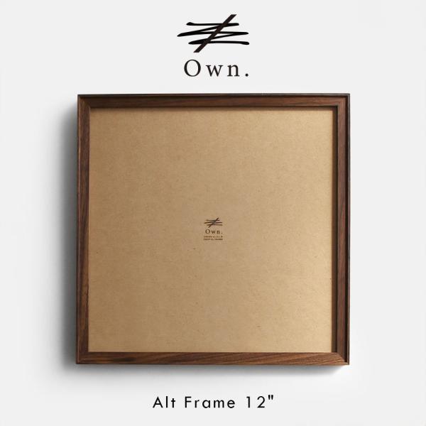 Own. / Alt Frame 12inch(Walnut) | オウン/オルトフレーム/額縁/1...