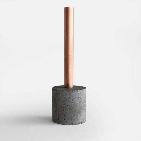 MOTON(モトン) / DOUBLE(Black) | 一輪挿し/モルタル/銅/moton/フラワ...