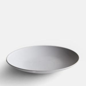 SyuRo(シュロ) / せっ器deep plate M(白) / SDP-M-001 | 食器/せっき/SEKKI/ディーププレート/White/グレイッシュ | 113770