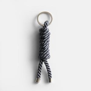 NOEUD / Lineknot-keyring(GY) | メール便可 5点まで | ヌー/ラインノットキーリング/キーホルダー/キーリング/ロープ/結び目 | 113837｜blw