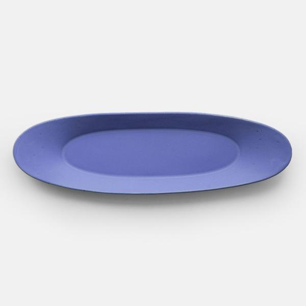 3RD CERAMICS(サードセラミックス) / 楕円皿(インディゴ）L | 和食器/プレート/美...