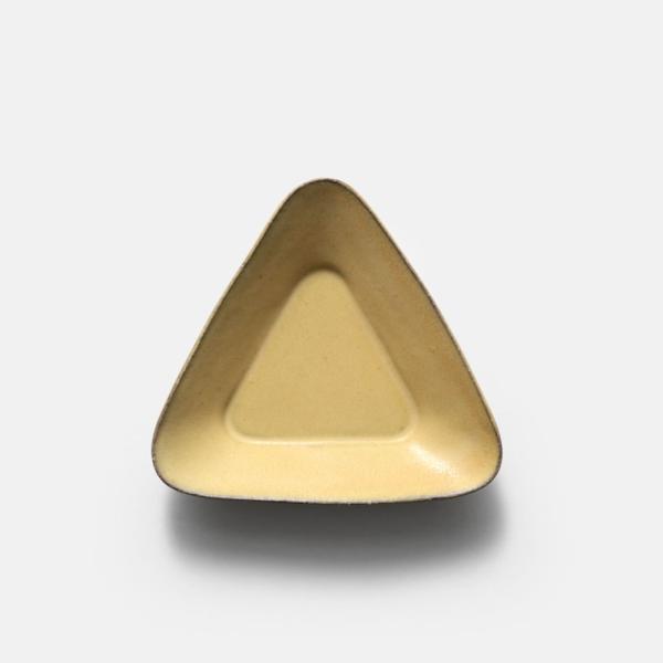 3RD CERAMICS[サードセラミックス] / おつまみ皿 T（黄）【和食器/プレート/美濃焼/...