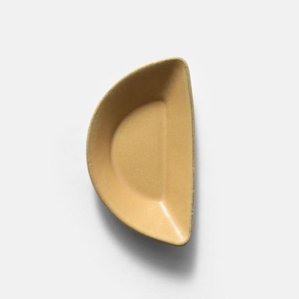 3RD CERAMICS[サードセラミックス] / おつまみ皿 H（黄）【和食器/プレート/美濃焼/...