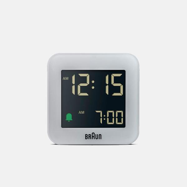 BRAUN / Digital Clock BC08G | ブラウン/デジタルクロック/置き時計/目...