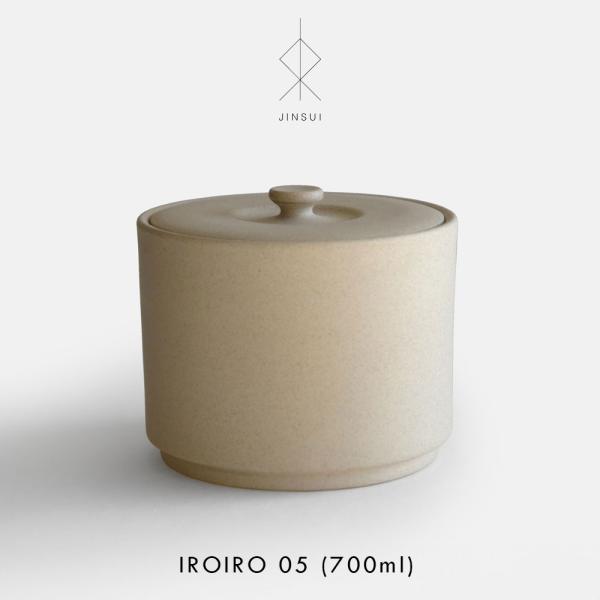 JINSUI / IROIRO 05(White) | 保存容器/常滑焼き/キャニスター/日本六古窯...