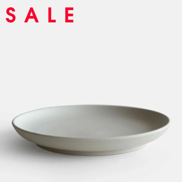 【SALE】丸よ小泉商店 / chanoma II plate L(白泥)【在庫処分セール カップ ...