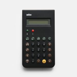 BRAUN / Calculator BNE001BK【ブラウン/電卓/ディーターラムス/ブラック/ステーショナリー】[117075｜blw