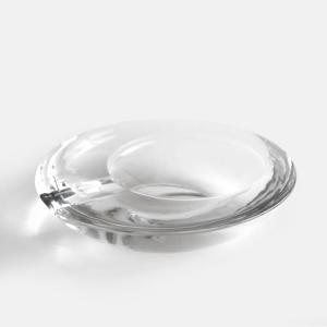 TSUKUDA&CO. / GLASS ASHTRAY(Large/Clear) | グラスアッシュトレー/灰皿/お香立て/パロサントホルダー/佃企画/クリア | 117358｜blw