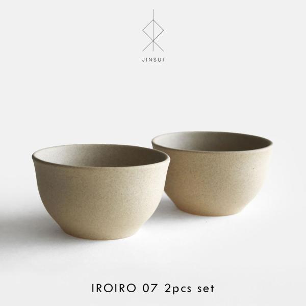 JINSUI / IROIRO 07(2個入)(White) | 湯呑み/常滑焼き/お茶/日本六古窯...