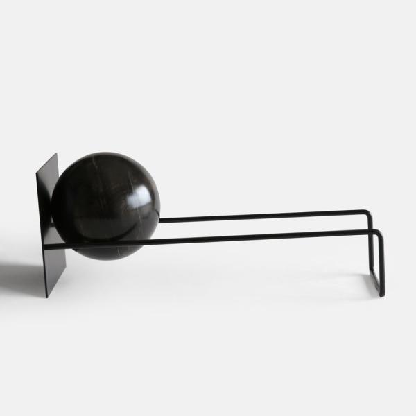 HERE by DETAIL / Slope Bookend (Black)｜ブラック スロープブッ...