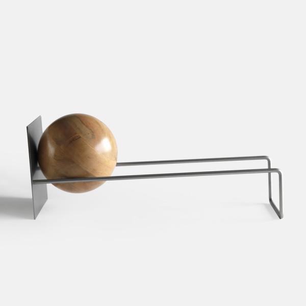 HERE by DETAIL / Slope Bookend (Silver)｜シルバー スロープブ...