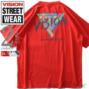 大きいサイズ メンズ VISION STREET WEAR プリント 半袖 Tシャツ 0504112｜bmo