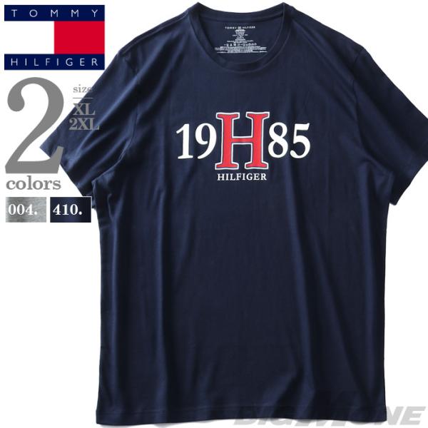 大きいサイズ メンズ TOMMY HILFIGER トミーヒルフィガー プリント 半袖 Tシャツ U...