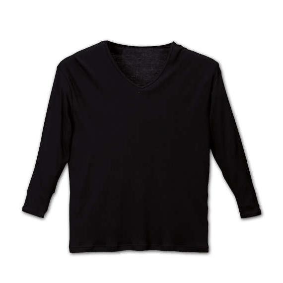 大きいサイズ メンズ Heatchanger 長袖VTシャツ ブラック 1149-5310-2 3L...