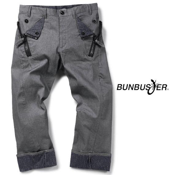 大きいサイズ/メンズ/BUNBUSTER メガジップパンツ グレー 1164-1101-2 /100...