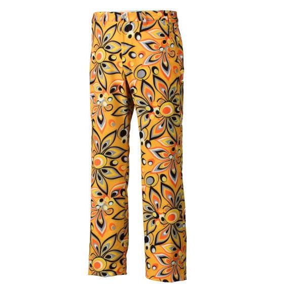 大きいサイズ メンズ LOUDMOUTH プリントストレッチパンツ シャガデリックイエロー 1174...