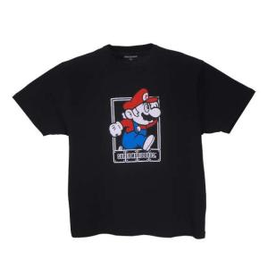 大きいサイズ メンズ SUPER MARIO BROS. 半袖Tシャツ ブラック 1178-7525-2 3L 4L 5L 6L｜bmo