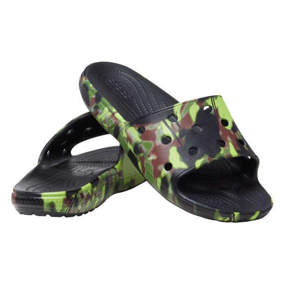 大きいサイズ メンズ crocs サンダル CLASSIC CROCS SPRAY CAMO SLI...